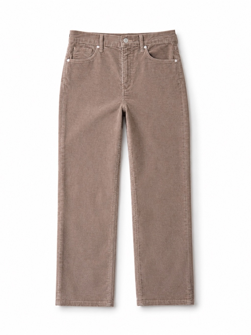 Gap Factory High Rise Corduroy Pants Womens 8 Tan Straight Leg Y2K